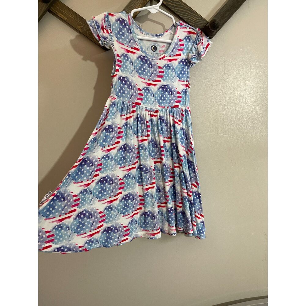 Dreamiere Young, Wild & Free  3T Twirler Dress | Bamboo American Flag - Picture 5 of 10